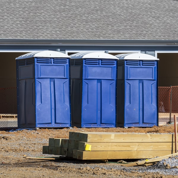 are there any restrictions on what items can be disposed of in the portable toilets in Albion Nebraska